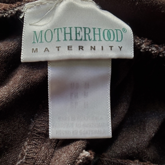 Motherhood Maternity Dark Brown Pants Size M - Picture 6 of 8